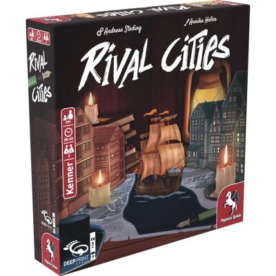 Pegasus Rival Cities - Gioco di carte strategico per 2-4 giocatori - 40 min Pegasus Rival Cities - Gioco di carte strategico per 2-4 giocatori - 40 min