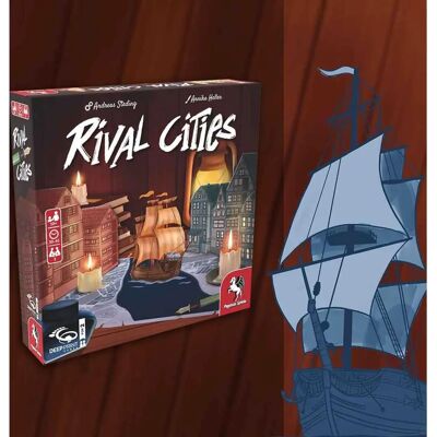 Asmodee Rival Cities Brettspiel - Gesellschaftsspiel Asmodee Rival Cities Brettspiel - Gesellschaftsspiel