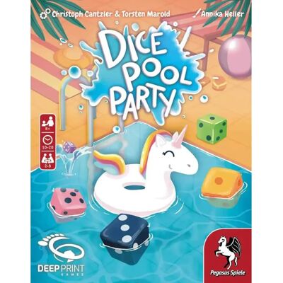 Asmodee Gioco di Dadi Pool Party - Gioco di Carte Asmodee Gioco di Dadi Pool Party - Gioco di Carte
