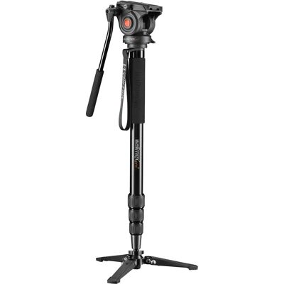 Walimex pro Video-Einbein mit Fluid Neiger - Leicht, Carbon, 73-191cm Walimex pro Video-Einbein mit Fluid Neiger - Leicht, Carbon, 73-191cm