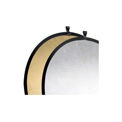 Walimex 107cm Faltreflektor - Gold & Silber - Porträt & Produkt Walimex 107cm Faltreflektor - Gold & Silber - Porträt & Produkt