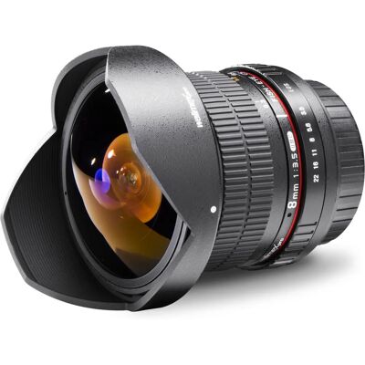 Walimex 8/3.5 Fish-Eye II AE SLR - Kameralinse Walimex 8/3.5 Fish-Eye II AE SLR - Kameralinse
