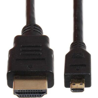 Joy-it K-1481 HDMI Micro HDMI Kabel 1,8m für Raspberry Pi - HDMI auf Micro D Joy-it K-1481 HDMI Micro HDMI Kabel 1,8m für Raspberry Pi - HDMI auf Micro D