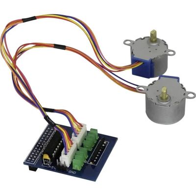Scheda di espansione Joy-It RB-Moto2 per Raspberry Pi - Controllo & 2 motori passo-passo Scheda di espansione Joy-It RB-Moto2 per Raspberry Pi - Controllo & 2 motori passo-passo