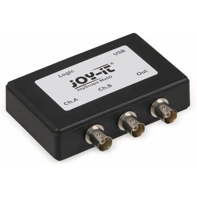 Joy-it, Detector, Osciloscopio USB ScopeMega50, 2 Canales, 48 MHz Joy-it, Detector, Osciloscopio USB ScopeMega50, 2 Canales, 48 MHz