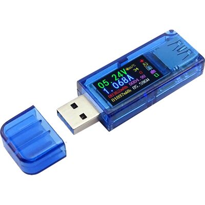 Joy-it JT-AT34 USB multimeter - ondersteunt nieuwste Quick Charge-standaarden - Multimeter Joy-it JT-AT34 USB multimeter - ondersteunt nieuwste Quick Charge-standaarden - Multimeter