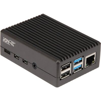Joy-it RB-AlucaseP4+08 Aluminiumgehäuse für Raspberry Pi 4 B - Gehäuse Joy-it RB-AlucaseP4+08 Aluminiumgehäuse für Raspberry Pi 4 B - Gehäuse