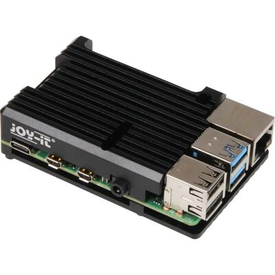 Joy-iT Aluminium Raspberry Pi Gehäuse - Schwarz - Gehäuse Joy-iT Aluminium Raspberry Pi Gehäuse - Schwarz - Gehäuse