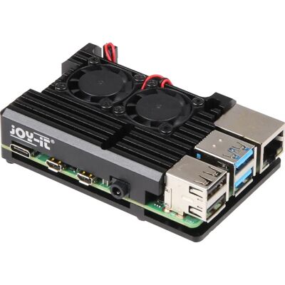 Joy-iT Armor Case Block Active - Raspberry Pi 4 B ház Joy-iT Armor Case Block Active - Raspberry Pi 4 B ház