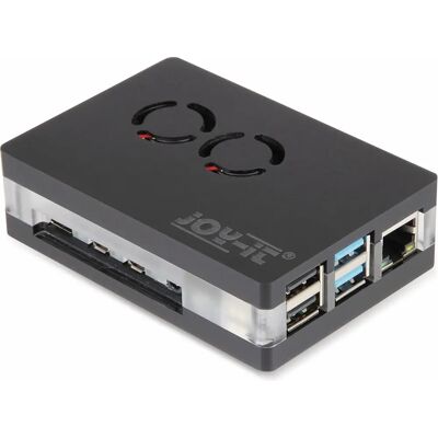 Joy-it RB-CaseP4+03 Raspberry Pi 4 B Case - Transparent Joy-it RB-CaseP4+03 Raspberry Pi 4 B Case - Transparent