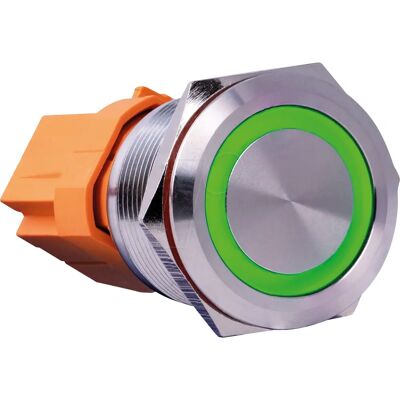 Joy-it Button22A-M-GR - Druckschalter - IP67, IK10, Grünes LED Joy-it Button22A-M-GR - Druckschalter - IP67, IK10, Grünes LED