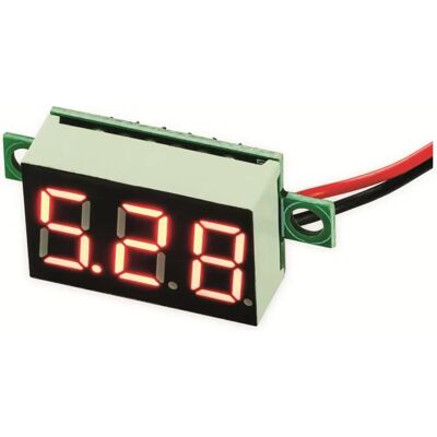Joy-IT Voltmetre - Affichage LED à 3 chiffres - 3 à 30V DC Joy-IT Voltmetre - Affichage LED à 3 chiffres - 3 à 30V DC