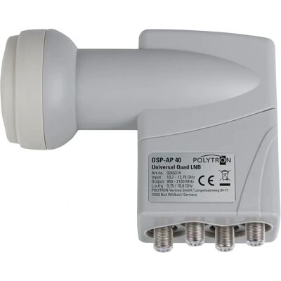 POLYTRON - OSP-AP 40 - 11.7-12.75 GHz - hellgrau - LNB POLYTRON - OSP-AP 40 - 11.7-12.75 GHz - hellgrau - LNB