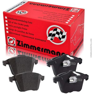 Zimmermann 23602.195.1 Bromsbeläggning - Främre, Lång hållbarhet, ECE R90 Zimmermann 23602.195.1 Bromsbeläggning - Främre, Lång hållbarhet, ECE R90