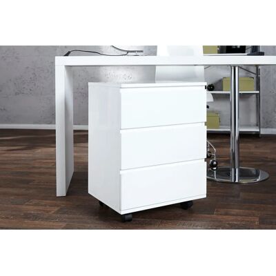 Invicta Big Deal Rollcontainer - Weiss - Büromöbel - 45x63x40 cm Invicta Big Deal Rollcontainer - Weiss - Büromöbel - 45x63x40 cm