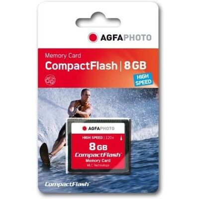 Carte mémoire CompactFlash 8GB Haute Vitesse AgfaPhoto - Publicité Carte mémoire CompactFlash 8GB Haute Vitesse AgfaPhoto - Publicité