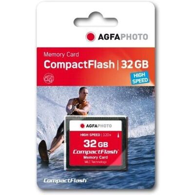 AgfaPhoto Compact Flash Hohe Geschwindigkeit 32GB 120x (10435) AgfaPhoto Compact Flash Hohe Geschwindigkeit 32GB 120x (10435)