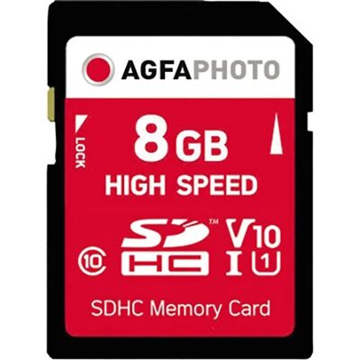AgfaPhoto 8GB High Speed SDHC Karte - UHS-I V10 - Für Kamera AgfaPhoto 8GB High Speed SDHC Karte - UHS-I V10 - Für Kamera