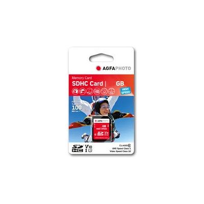 Carte Mémoire AgfaPhoto 16GB SDHC - Classe 10 Carte Mémoire AgfaPhoto 16GB SDHC - Classe 10