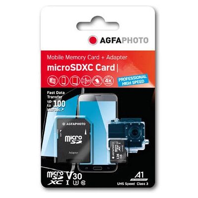 AgfaPhoto 10616 Speicherkarte - UHS-I Class 10 64GB MicroSDHC AgfaPhoto 10616 Speicherkarte - UHS-I Class 10 64GB MicroSDHC