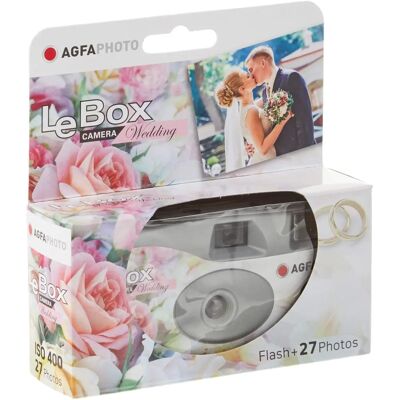 Agfa LeBox Bruiloft Flitser 400 - Wegwerpcamera Agfa LeBox Bruiloft Flitser 400 - Wegwerpcamera