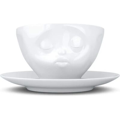 Tazza con faccia 200ml e piattino Tazza con faccia 200ml e piattino