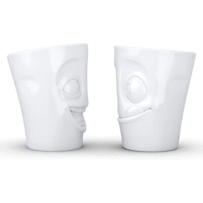 Tassen - Ensemble de 2 mugs souriants - Mug - Publicité Tassen - Ensemble de 2 mugs souriants - Mug - Publicité