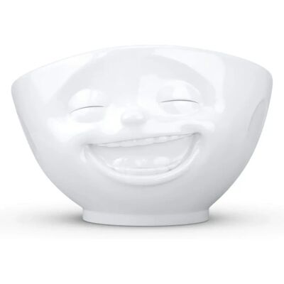 Tassen 58Products Bol en Porcelaine Blanc Sourire - Bol à Salade - Publicité Tassen 58Products Bol en Porcelaine Blanc Sourire - Bol à Salade - Publicité