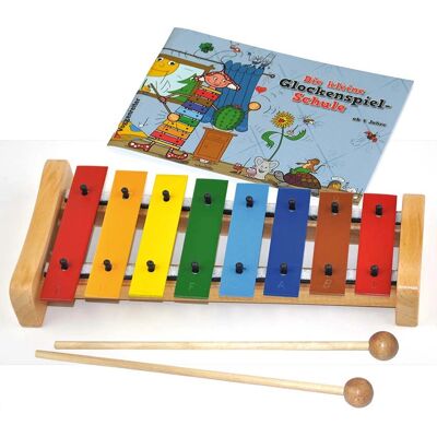 Voggenreiter Ensemble de Glockenspiel Coloré - Jouet Éducatif pour Enfants - Publicité Voggenreiter Ensemble de Glockenspiel Coloré - Jouet Éducatif pour Enfants - Publicité