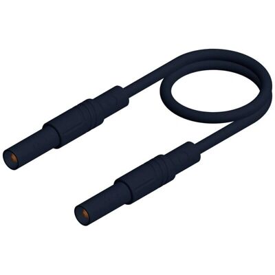 Hirschmann Prüf- & Messkabel - Sicherheits, 4 mm, 2 m, Schwarz Hirschmann Prüf- & Messkabel - Sicherheits, 4 mm, 2 m, Schwarz