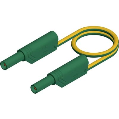 Hirschmann Test & Measurement Kabel - Gul-Grøn, 4mm, 50cm Hirschmann Test & Measurement Kabel - Gul-Grøn, 4mm, 50cm