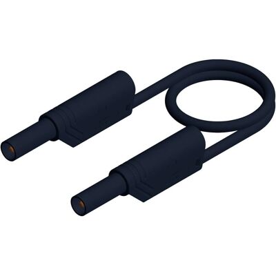 Hirschmann Prüf- & Messkabel - 4mm Bananen - 2m - Schwarz Hirschmann Prüf- & Messkabel - 4mm Bananen - 2m - Schwarz