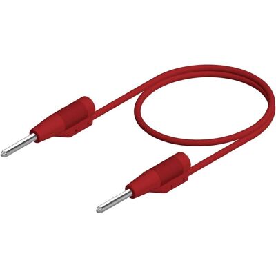 SKS Hirschmann MVL 2/50 rt - Test Lead, 0.50m, Red, Stackable, Flexible SKS Hirschmann MVL 2/50 rt - Test Lead, 0.50m, Red, Stackable, Flexible