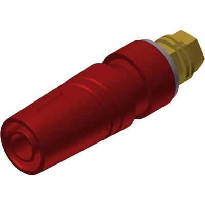 SKS Hirschmann SAB 2600 G M4 Red Safety Lab Socket - Connectors SKS Hirschmann SAB 2600 G M4 Red Safety Lab Socket - Connectors