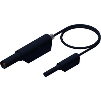 Hirschmann Test & Measurement Cable - Black, 1m, 1000V, Safety Banana Connectors Hirschmann Test & Measurement Cable - Black, 1m, 1000V, Safety Banana Connectors