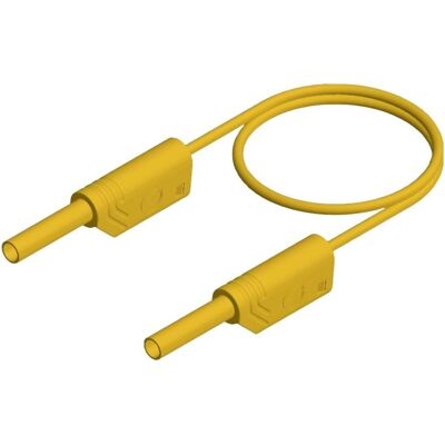 Hirschmann Test & Measurement Kabel - Sicherheits-Bananenstecker - 2m - Gelb Hirschmann Test & Measurement Kabel - Sicherheits-Bananenstecker - 2m - Gelb