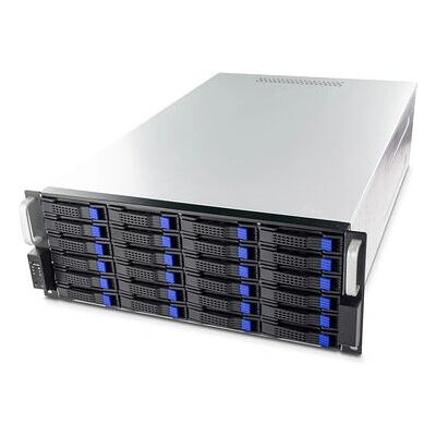 Fantec SRC-4240X07 Rack-Gehäuse - 4U, Schwarz, Silber Fantec SRC-4240X07 Rack-Gehäuse - 4U, Schwarz, Silber