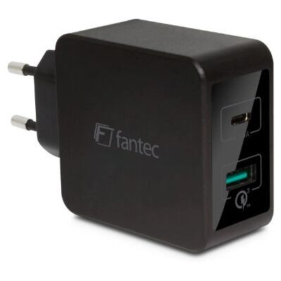 FANTEC QC3-AC22 Caricatore Universale Nero - Ricarica Veloce FANTEC QC3-AC22 Caricatore Universale Nero - Ricarica Veloce