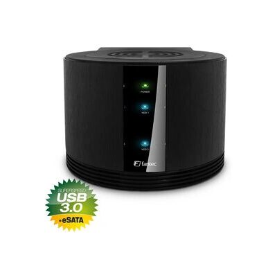 Custodia esterna Fantec - RAID, USB 3.0, eSATA - Nero Custodia esterna Fantec - RAID, USB 3.0, eSATA - Nero