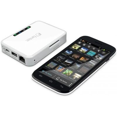 Fantec MWiD25-DS Drahtloses Netzwerk-Dockingstation - USB 2.0, SD-Kartenleser Fantec MWiD25-DS Drahtloses Netzwerk-Dockingstation - USB 2.0, SD-Kartenleser