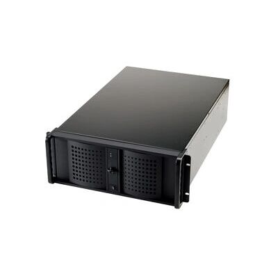 Fantec Rack-Gehäuse - 4U - Schwarz - Unterstützt E-ATX Fantec Rack-Gehäuse - 4U - Schwarz - Unterstützt E-ATX
