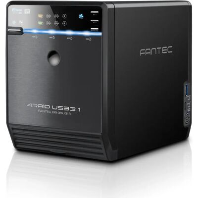 Fantec Zestaw dysków - Czarna wieża 4 zatoki - Obsługa RAID Fantec Zestaw dysków - Czarna wieża 4 zatoki - Obsługa RAID