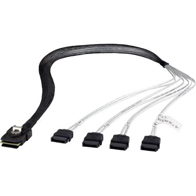 Kabel SAS Fantec 2166 - 0,7m Czarny Kabel SAS Fantec 2166 - 0,7m Czarny