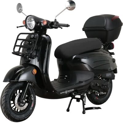 Alpha Motors Adria 50cc Motorroller - schwarz Alpha Motors Adria 50cc Motorroller - schwarz