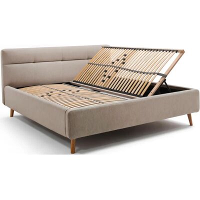 MEISE.MÖBEL Lotte Beiges Polsterbett - Bett MEISE.MÖBEL Lotte Beiges Polsterbett - Bett