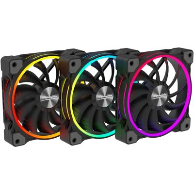 Alpenföhn Wing Boost 3 RGB 140mm PC Ventilátor - Három Csomag Alpenföhn Wing Boost 3 RGB 140mm PC Ventilátor - Három Csomag