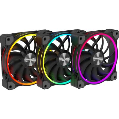 Alpenföhn Wing Boost 3 RGB számítógép-hűtőventilátor - Fekete Alpenföhn Wing Boost 3 RGB számítógép-hűtőventilátor - Fekete