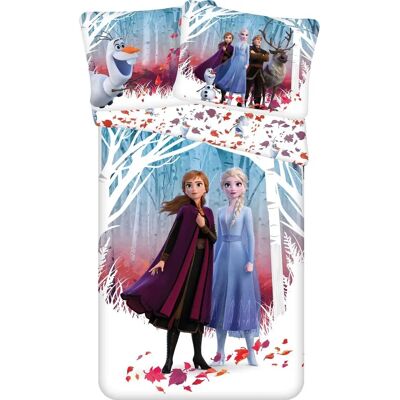 Kocyk Disney Frozen Liście - 140x200 cm - Poliester Kocyk Disney Frozen Liście - 140x200 cm - Poliester