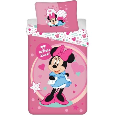 Disney Minnie Mouse Roze 140x200 Beddengoedset - Dekbedovertrek & Kussensloop Disney Minnie Mouse Roze 140x200 Beddengoedset - Dekbedovertrek & Kussensloop