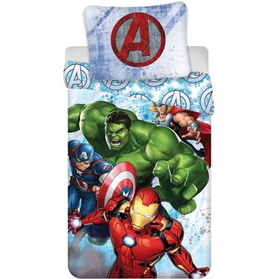Marvel Avengers Multicolor Dekbedovertrek 140x200cm - Helden Marvel Avengers Multicolor Dekbedovertrek 140x200cm - Helden